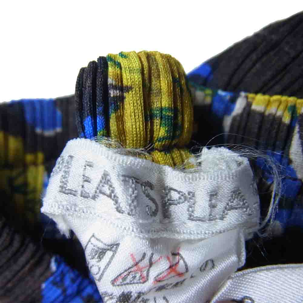 PLEATS PLEASE プリーツプリーズ イッセイミヤケ ISSEY MIYAKE PP72-JK513 プリーツ加工 花柄 ロング スカート ブラウン系 2【美品】【中古】