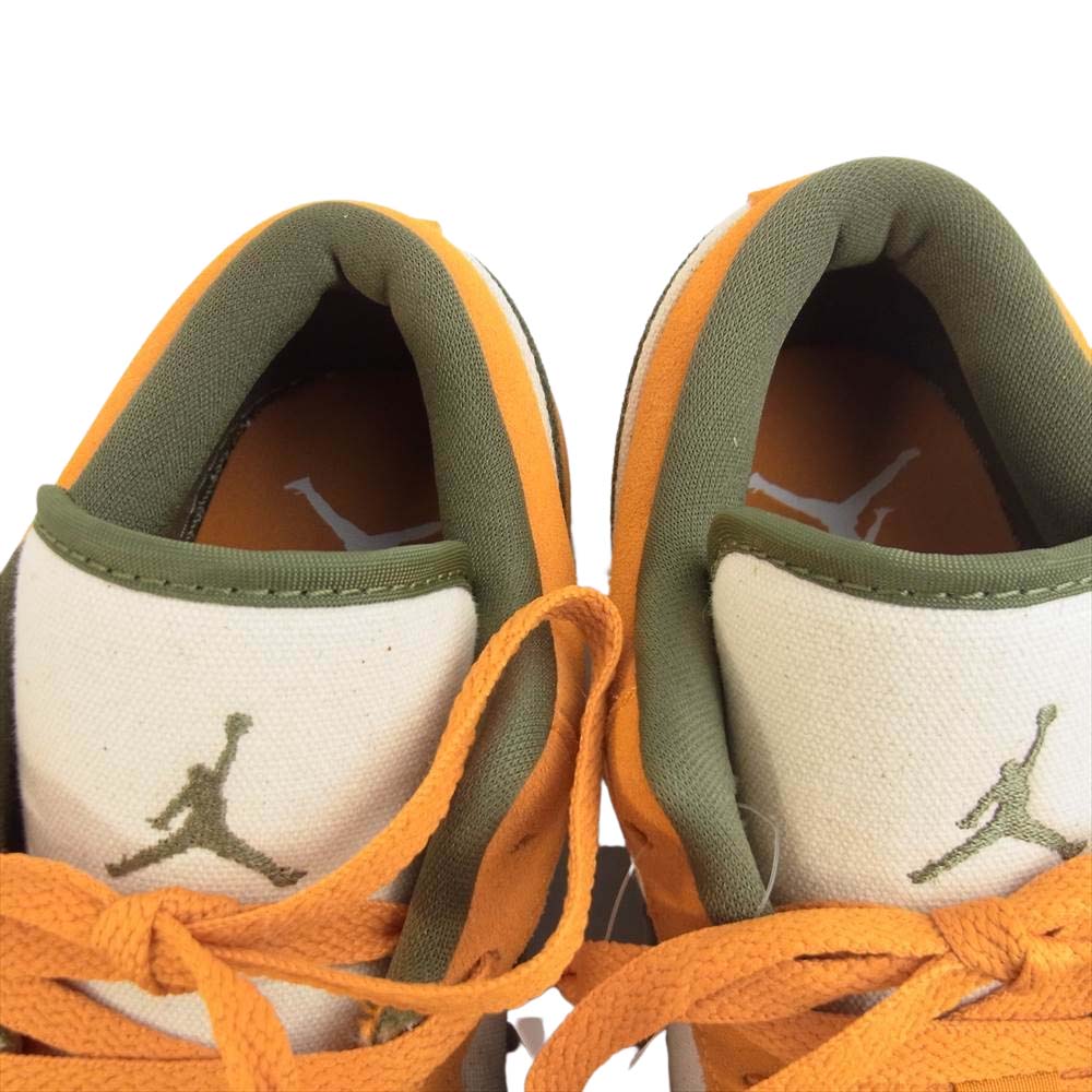 NIKE ナイキ DH6931-102 AIR JORDAN 1 Low SE Light Curry Medium Olive エア ジョーダン ライトカリー ミディアムオリーブ オレンジ系 27.5cm【新古品】【未使用】【中古】