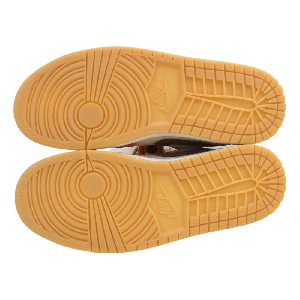 NIKE ナイキ DH6931-102 AIR JORDAN 1 Low SE Light Curry Medium Olive エア ジョーダン ライトカリー ミディアムオリーブ オレンジ系 27.5cm【新古品】【未使用】【中古】