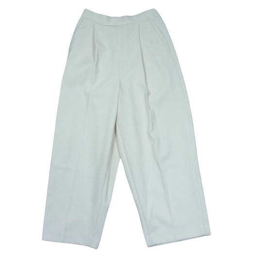 ENFOLD エンフォルド 19SS 300CS631-3090 タック イージー トラウザーパンツ オフホワイト系 38【中古】