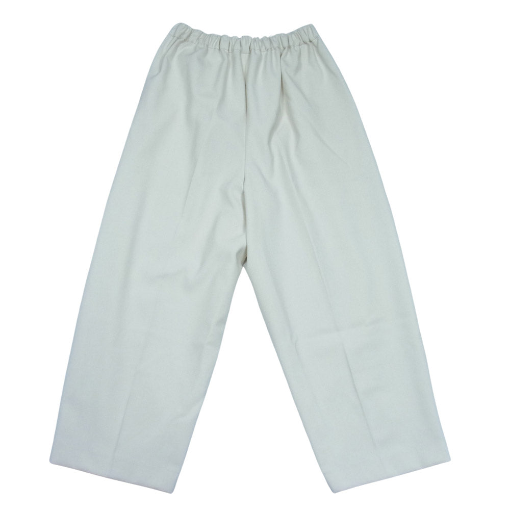 ENFOLD エンフォルド 19SS 300CS631-3090 タック イージー トラウザーパンツ オフホワイト系 38【中古】