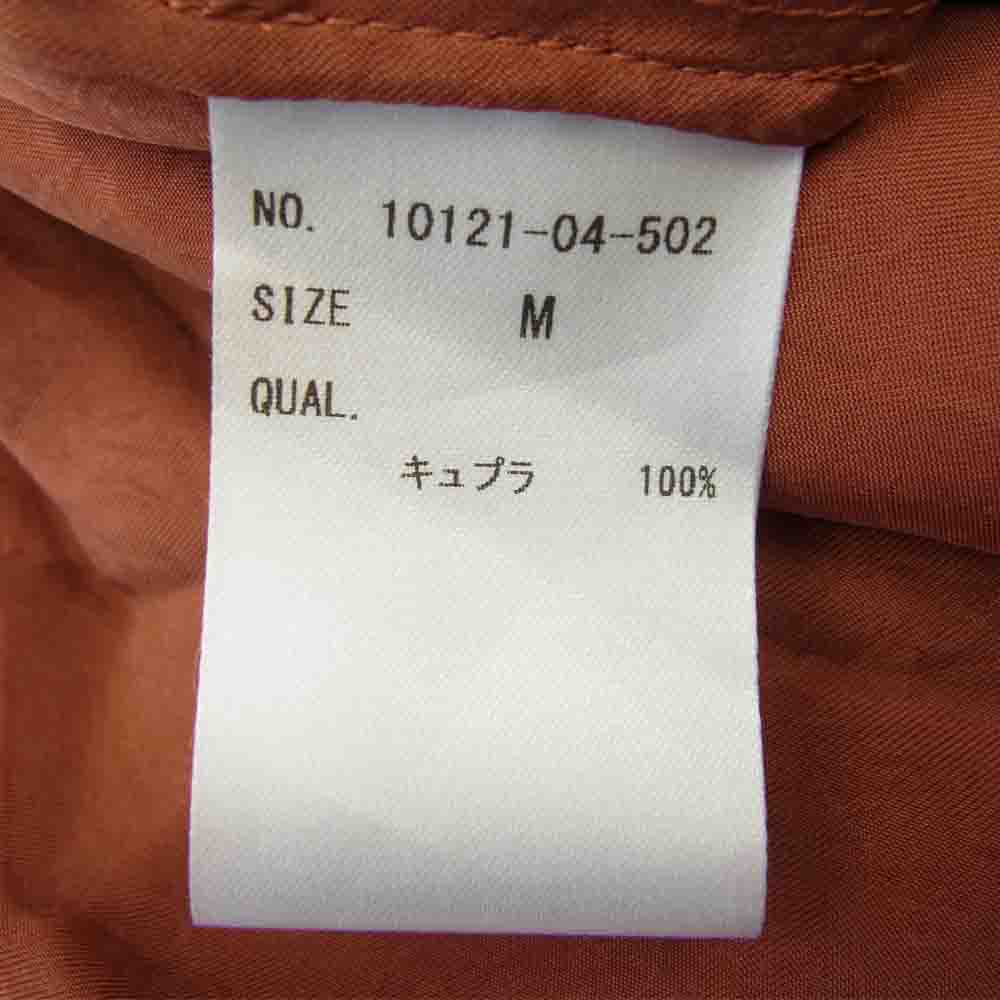ハウスオブロータス ヴィンテージ キュプラ 半袖 ワンピース オレンジ オレンジ系 M【中古】