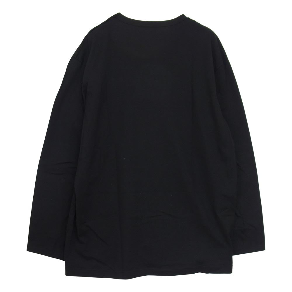 Yohji Yamamoto ヨウジヤマモト S'YTE UB-T31-018 Jersey Double Pocket Long Sleeve T-shirt8 ダブルポケット 長袖 Tシャツ カットソー ブラック系 3【中古】