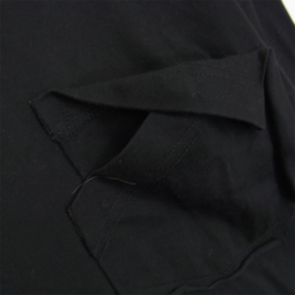 Yohji Yamamoto ヨウジヤマモト S'YTE UB-T31-018 Jersey Double Pocket Long Sleeve T-shirt8 ダブルポケット 長袖 Tシャツ カットソー ブラック系 3【中古】