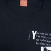 Yohji Yamamoto ヨウジヤマモト S’YTE UT-T63-006 フラワー プリント ロゴ クルーネック 半袖 Tシャツ カットソー ブラック系 4【新古品】【未使用】【中古】