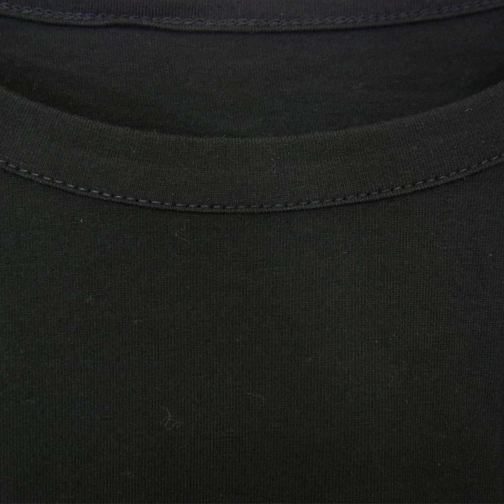 Yohji Yamamoto ヨウジヤマモト GroundY 20SS GN-T11-040 ラウンド ショート スリーブ カットソー 半袖 Tシャツ ブラック系 3【美品】【中古】