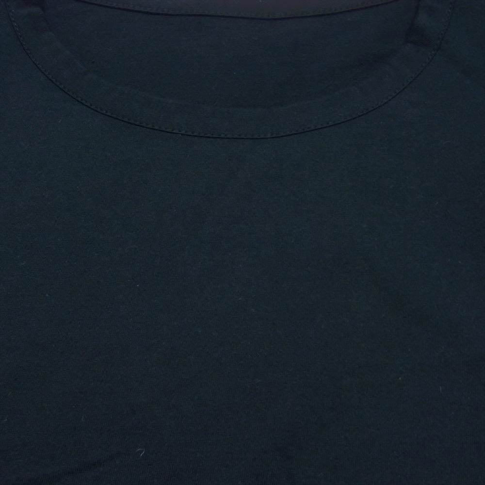 Yohji Yamamoto ヨウジヤマモト GroundY GA-T23-040 Pocket Long Cut ポケット ロング カットソー サイドスリット 半袖 Tシャツ ブラック系 3【美品】【中古】