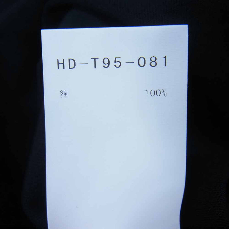 Yohji Yamamoto ヨウジヤマモト POUR HOMME × NEW ERA TEE 21SS HD-T95-081 LOGO S/S TEE ニューエラ ロゴ 刺繍 半袖 Tシャツ ブラック系 6【美品】【中古】