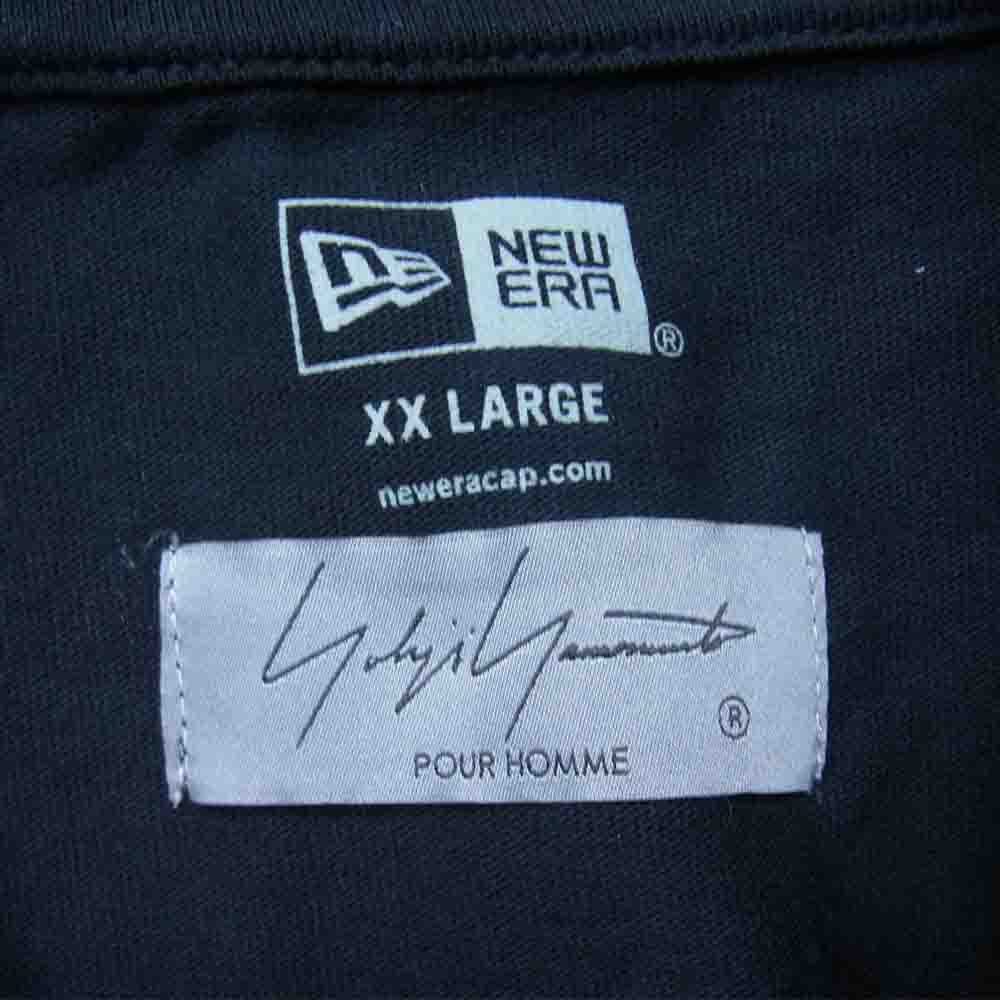 Yohji Yamamoto ヨウジヤマモト POUR HOMME × NEW ERA 21SS HD-T97-082 NO FUTURE LOGO S/S TEE ノーフューチャー バックプリント ロゴ 半袖 Tシャツ ブラック系 6【新古品】【未使用】【中古】