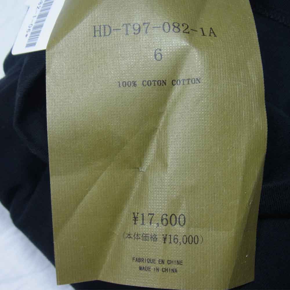 Yohji Yamamoto ヨウジヤマモト POUR HOMME × NEW ERA 21SS HD-T97-082 NO FUTURE LOGO S/S TEE ノーフューチャー バックプリント ロゴ 半袖 Tシャツ ブラック系 6【新古品】【未使用】【中古】