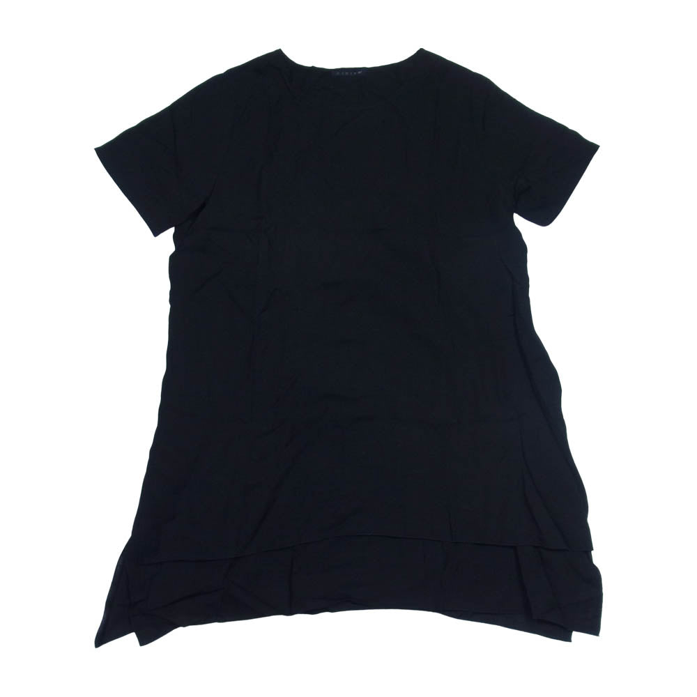 ミディオム エステル 製品加工 半袖 カットソー Tシャツ ブラック系 M【中古】