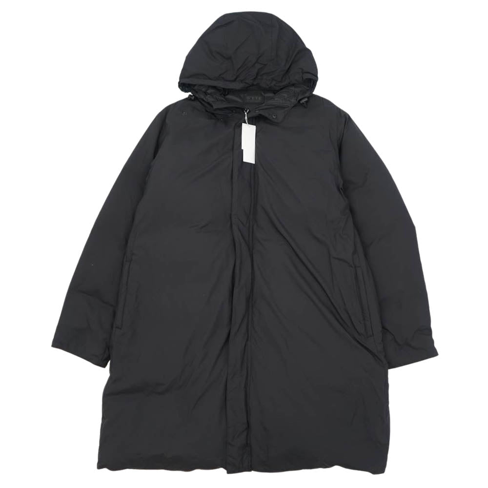 Yohji Yamamoto ヨウジヤマモト S'YTE UV-Y14-911 Pe Taffeta Stitch-Less Big Hooded Down Coat ステッチレス ビッグ ダウン コート ブラック系 3【新古品】【未使用】【中古】