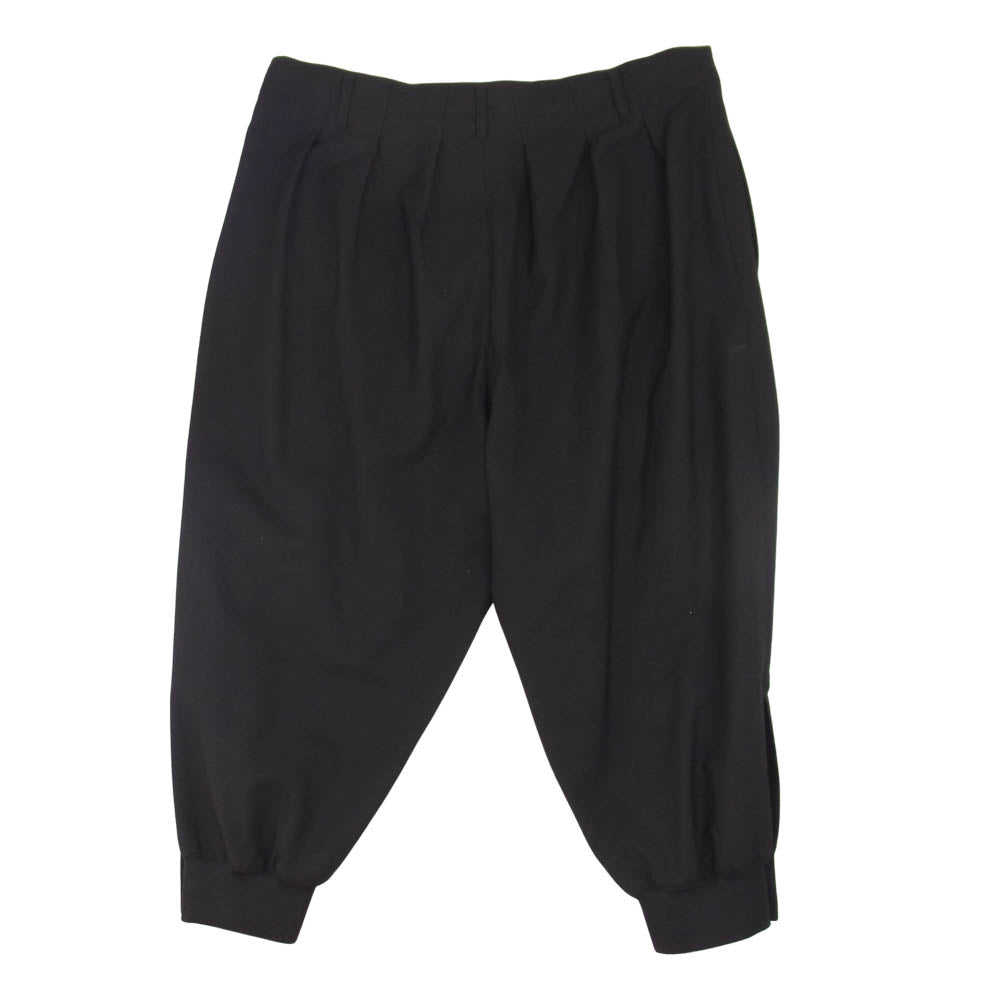 Yohji Yamamoto ヨウジヤマモト GroundY GN-P03-100 WPギャバジン ヘムリブ バルーンパンツ ブラック系 3【新古品】【未使用】【中古】