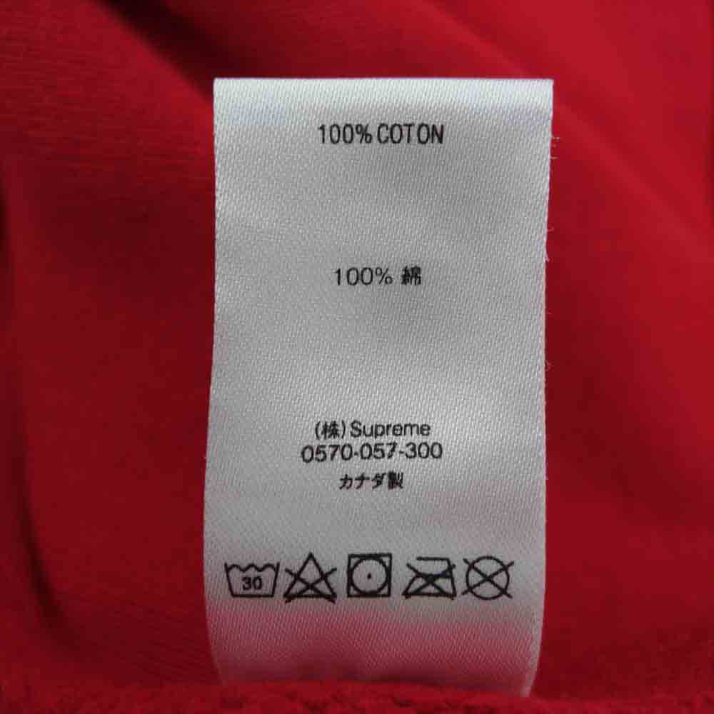 Supreme シュプリーム 18AW Water Arc Hooded Sweatshirt ウォーター アーチ パーカー レッド系 XL【中古】
