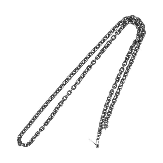 CHROME HEARTS クロムハーツ（原本無） ペーパーチェーンネックレス 24インチ シルバー系【中古】