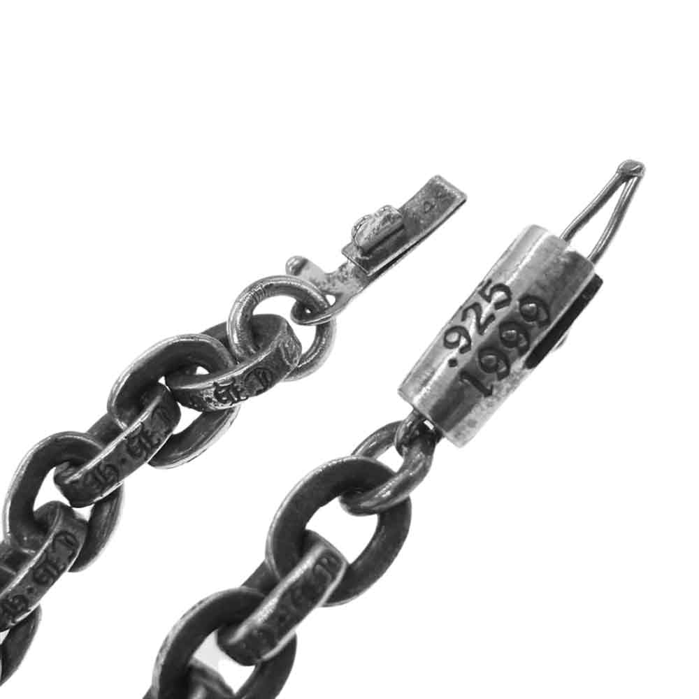 CHROME HEARTS クロムハーツ（原本無） ペーパーチェーンネックレス 24インチ シルバー系【中古】