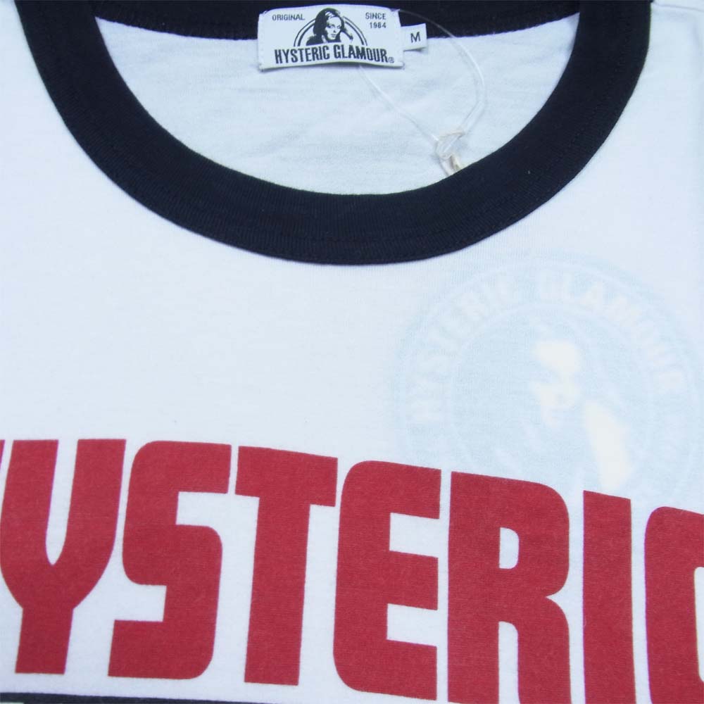 HYSTERIC GLAMOUR ヒステリックグラマー 02173CT05 LOOK AT ME プリント Tシャツ ホワイト系 M【中古】
