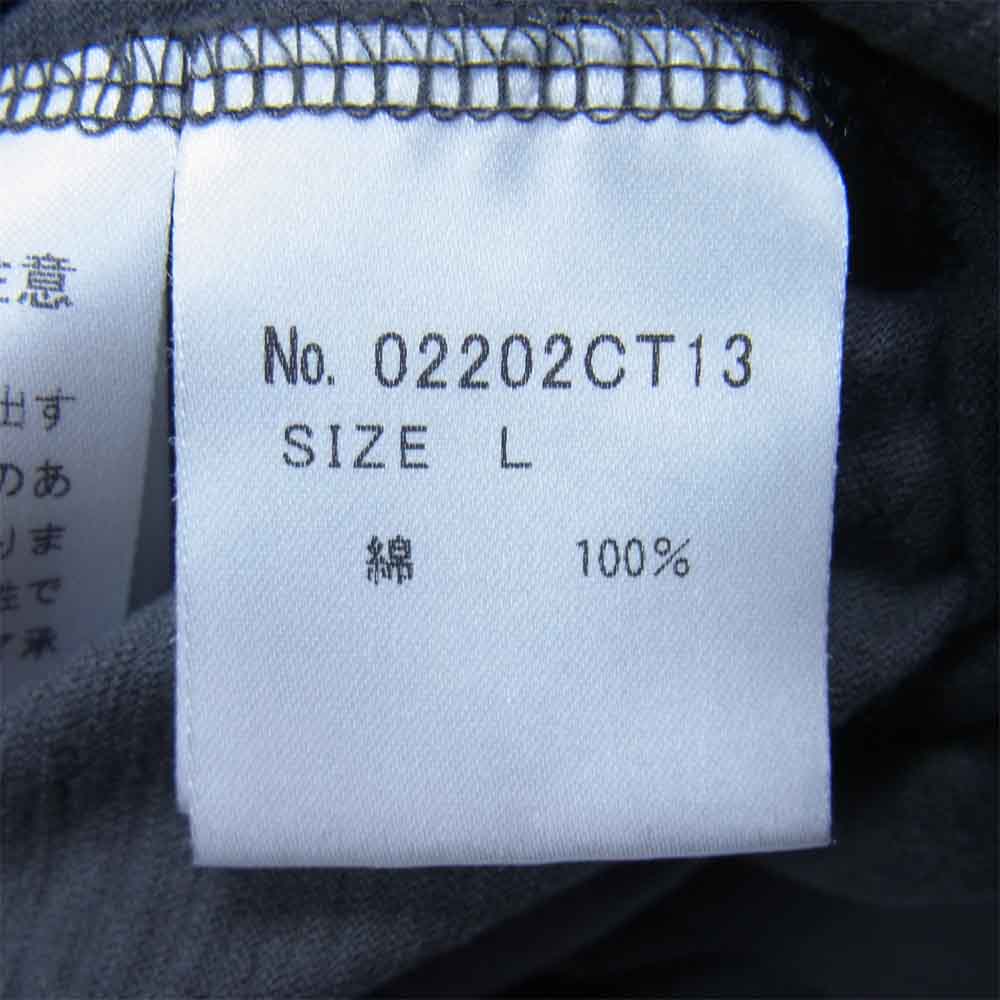 HYSTERIC GLAMOUR ヒステリックグラマー 20SS 02202CT13 DENNIS MORRIS Tee プリントTシャツ チャコール系 L【中古】