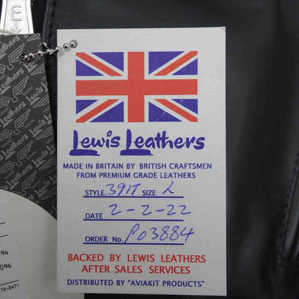 HYSTERIC GLAMOUR ヒステリックグラマー Lewis Leathers ルイスレザー 22SS 02221LB02 #391 LIGHTNING スタッズ ライトニング レザー ライダース ブラック系 L【極上美品】【中古】