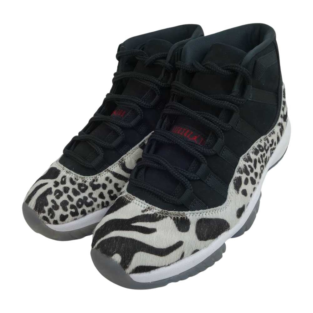 NIKE ナイキ ｃ WMNS AIR JORDAN 11 RETRO Animal Instinct エアジョーダン レトロ アニマル インスティンクト 26.5cm【美品】【中古】