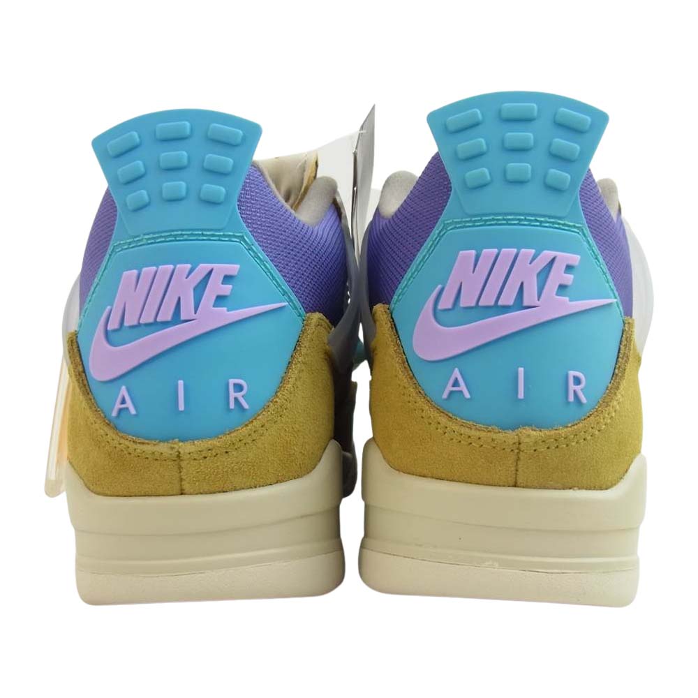 NIKE ナイキ DJ5718-300 AIR JORDAN 4 RETRO SP DESERT MOSS TURQOISE BLUE UNION エア ジョーダン レトロ マルチカラー系 27cm【新古品】【未使用】【中古】