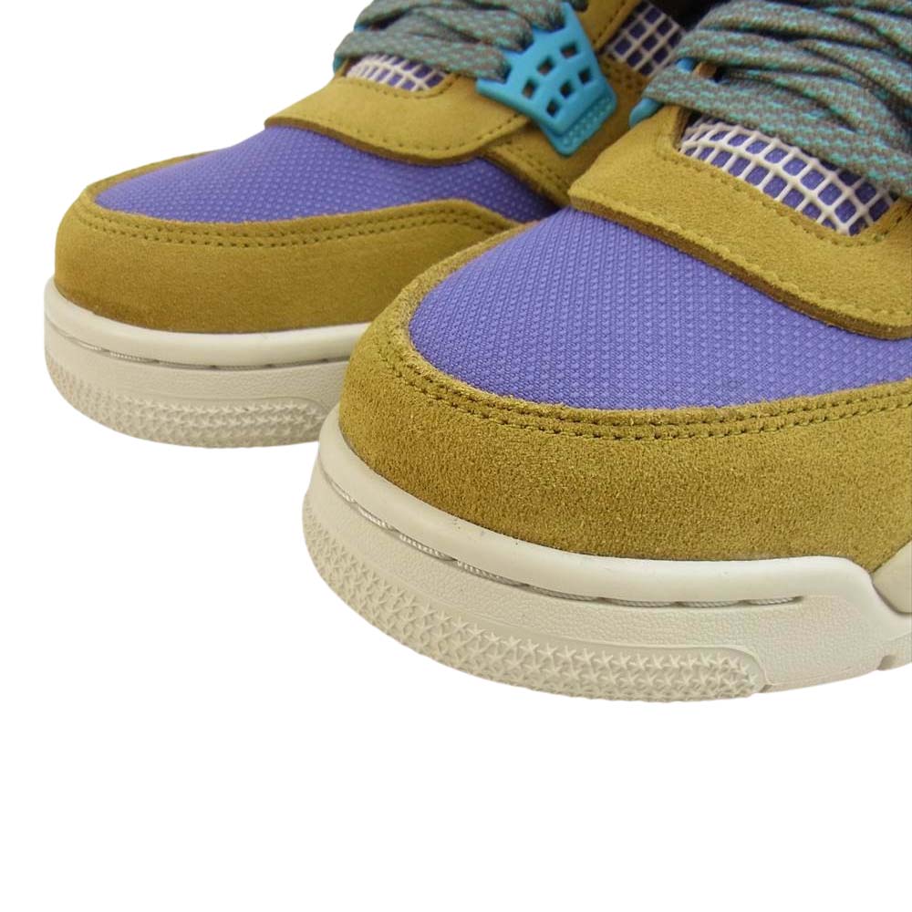 NIKE ナイキ DJ5718-300 AIR JORDAN 4 RETRO SP DESERT MOSS TURQOISE BLUE UNION エア ジョーダン レトロ マルチカラー系 27cm【新古品】【未使用】【中古】