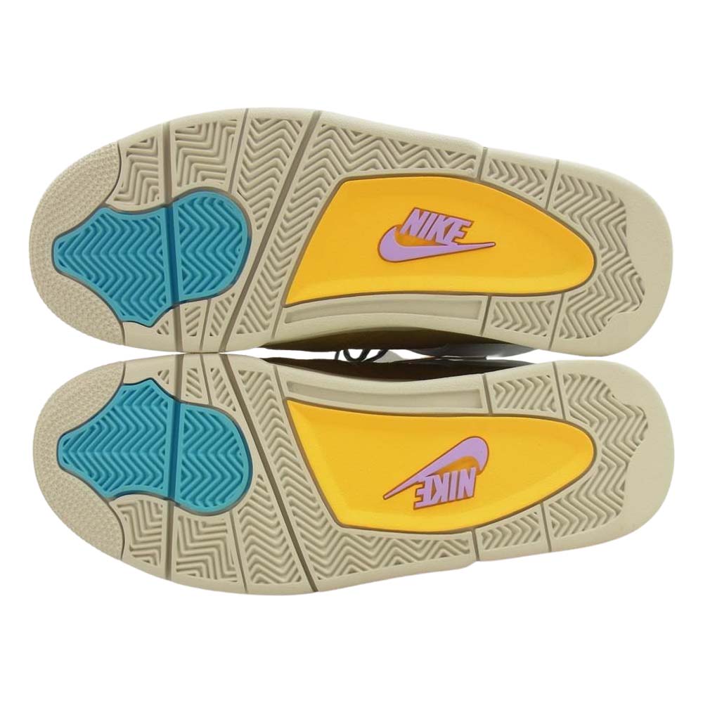 NIKE ナイキ DJ5718-300 AIR JORDAN 4 RETRO SP DESERT MOSS TURQOISE BLUE UNION エア ジョーダン レトロ マルチカラー系 27cm【新古品】【未使用】【中古】