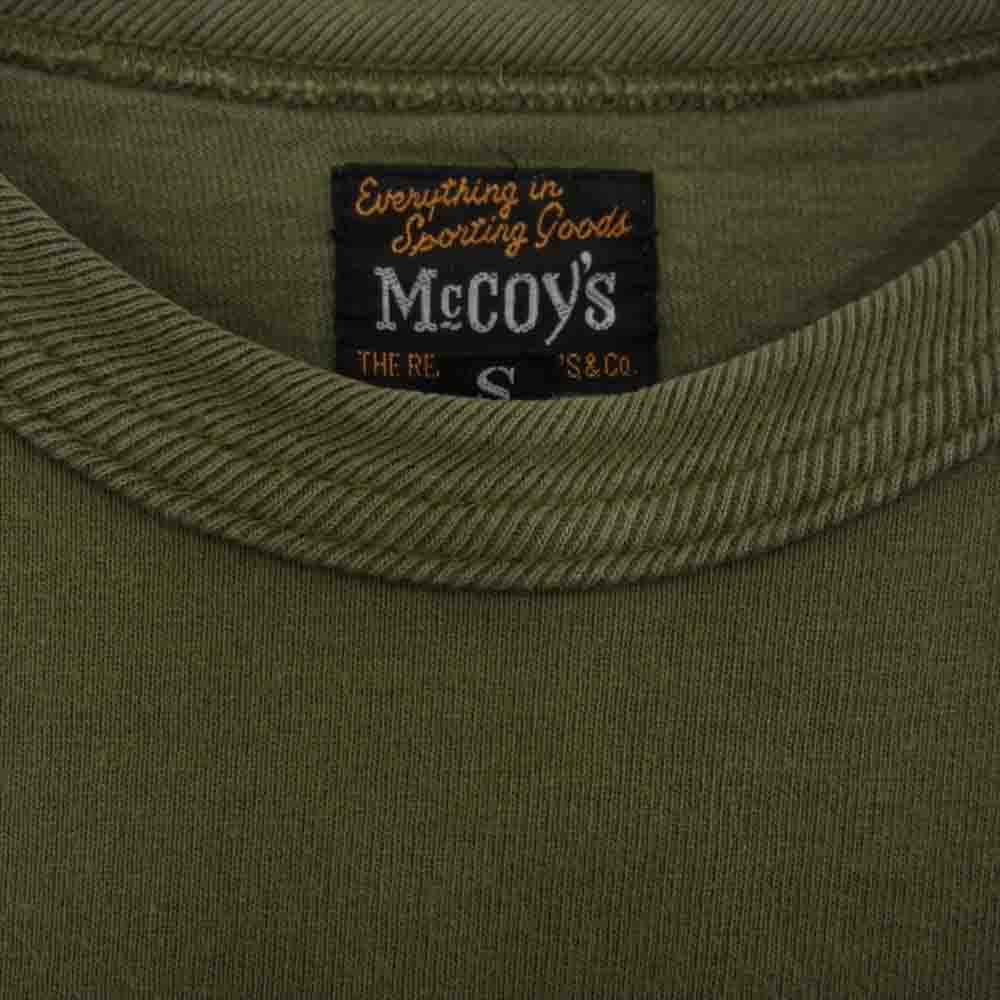 The REAL McCOY'S ザリアルマッコイズ MILITARY TEE AIR FORCE ACADEMY Tシャツ カーキ系 S【中古】