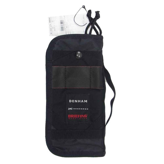 BRIEFING ブリーフィング DENHAM デンハム NC 2WAY TRIP CASE トラベル ポーチ ブラック系 F【美品】【中古】