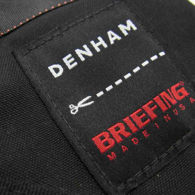 BRIEFING ブリーフィング DENHAM デンハム NC 2WAY TRIP CASE トラベル ポーチ ブラック系 F【美品】【中古】