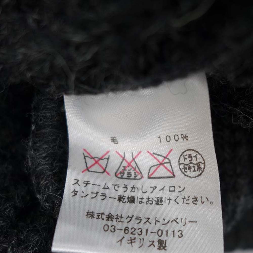 ヤーモ タートルネック プルオーバー ウール ニット ダークグレー系 M【中古】