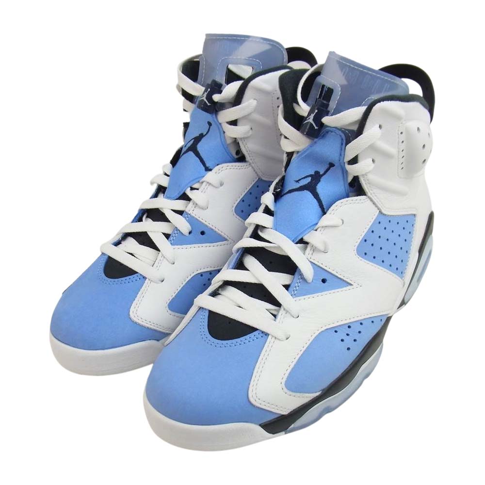 NIKE ナイキ CT8529-410 AIR JORDAN 6 RETRO UNC エア ジョーダン 6 レトロ 水色/白/黒系 29cm【美品】【中古】