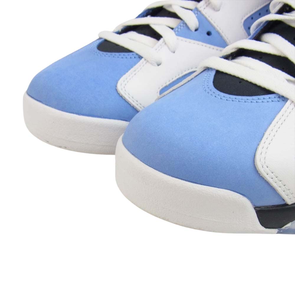 NIKE ナイキ CT8529-410 AIR JORDAN 6 RETRO UNC エア ジョーダン 6 レトロ 水色/白/黒系 29cm【美品】【中古】