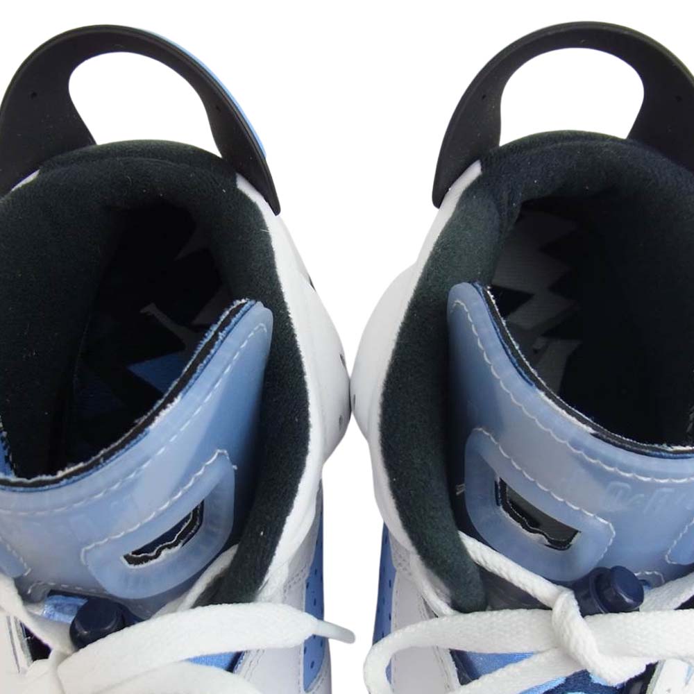 NIKE ナイキ CT8529-410 AIR JORDAN 6 RETRO UNC エア ジョーダン 6 レトロ 水色/白/黒系 29cm【美品】【中古】