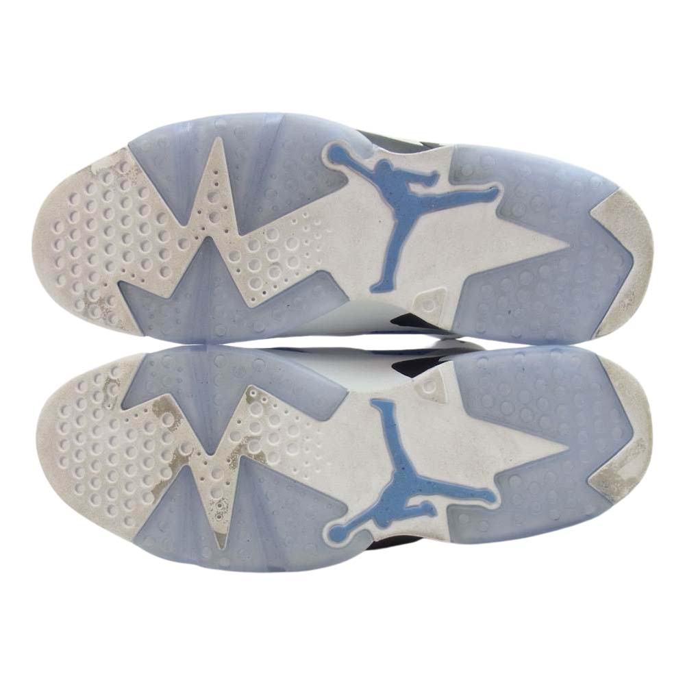 NIKE ナイキ CT8529-410 AIR JORDAN 6 RETRO UNC エア ジョーダン 6 レトロ 水色/白/黒系 29cm【美品】【中古】