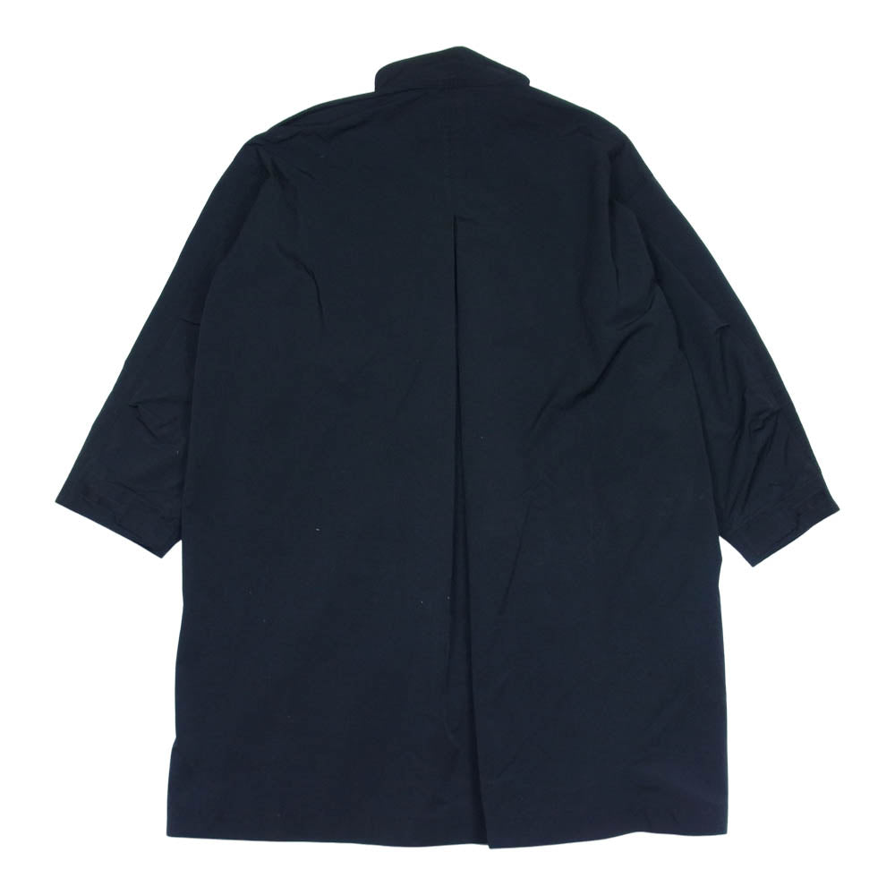 PORTER CLASSIC ポータークラシック WEATHER STAND COLLAR COA ウェザー スタンド カラー コート ブラック系 2【中古】