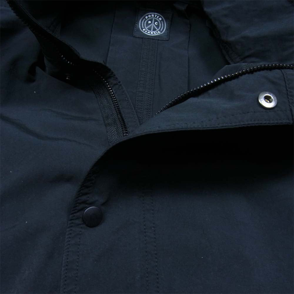 PORTER CLASSIC ポータークラシック WEATHER STAND COLLAR COA ウェザー スタンド カラー コート ブラック系 2【中古】