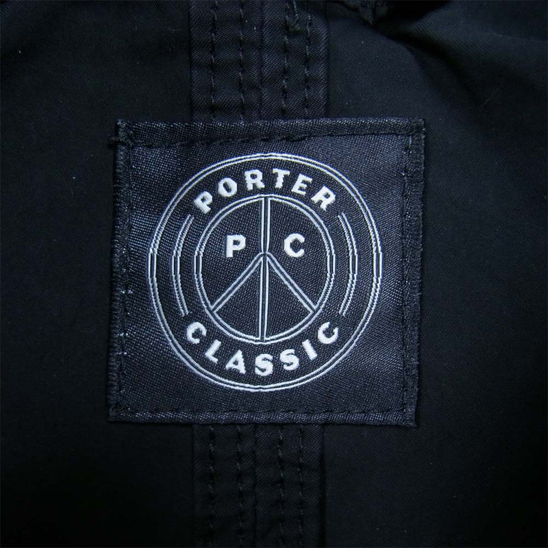 PORTER CLASSIC ポータークラシック WEATHER STAND COLLAR COA ウェザー スタンド カラー コート ブラック系 2【中古】