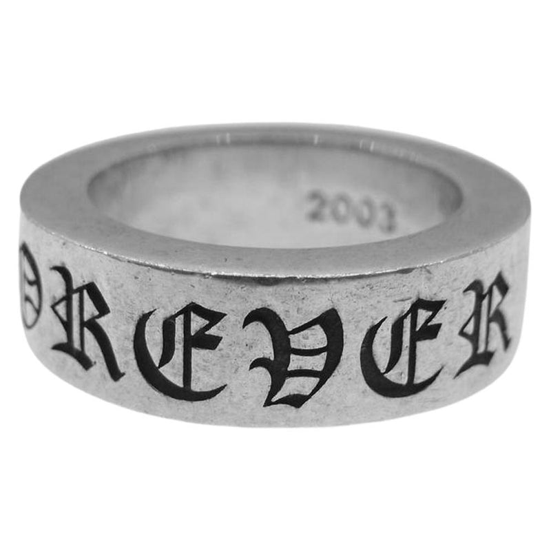 CHROME HEARTS クロムハーツ（原本無） 6mm SPACER FOREVER フォーエバー スペーサー リング シルバー系【中古】