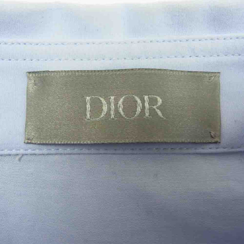 Dior ディオール 国内正規品 013C502J1581 AIR DIOR M.Woven Shirt エアディオール ウーブンシャツ ブルー系 38【中古】
