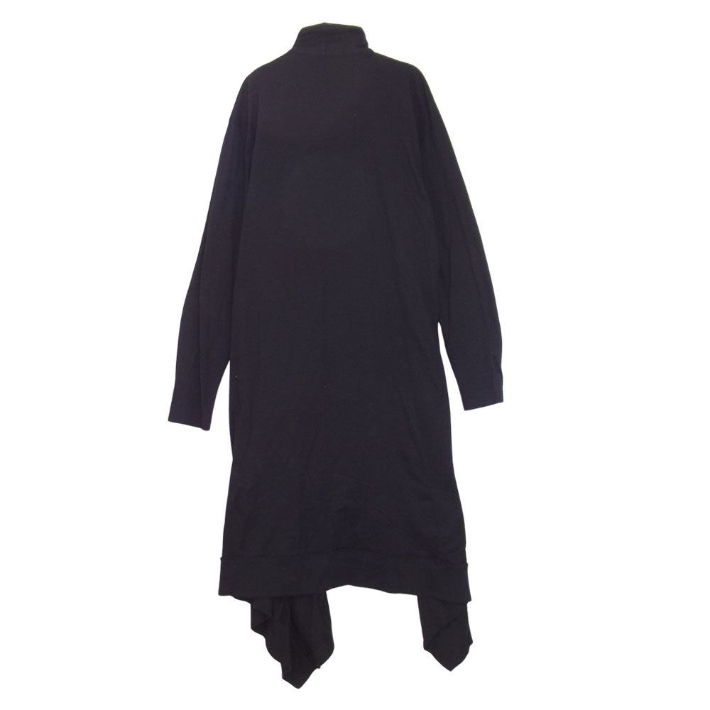 Yohji Yamamoto ヨウジヤマモト GroundY GN-D05-002 Jersey Drape Cardigan ジャージー ドレープ ロング カーディガン ブラック系 3【美品】【中古】