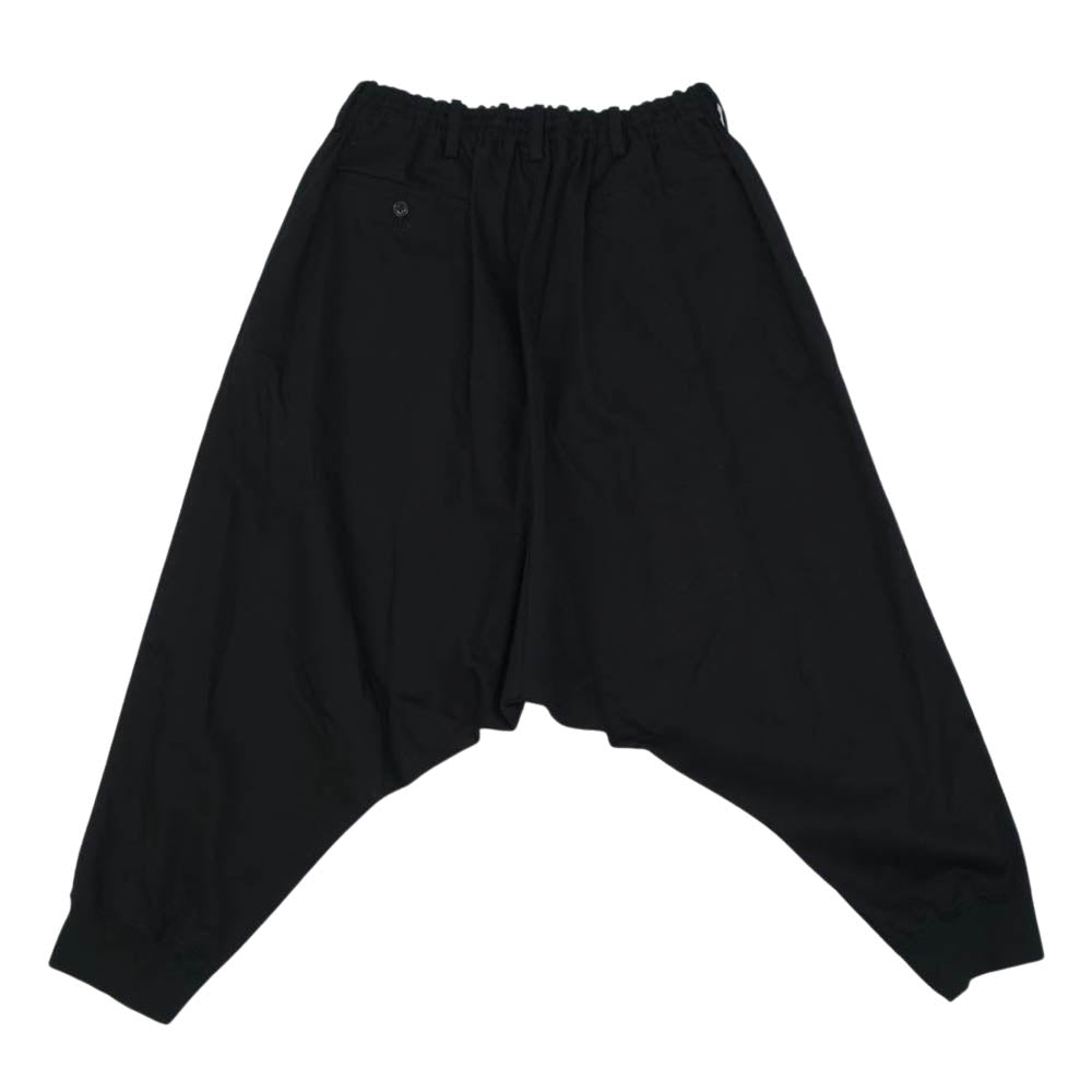 Yohji Yamamoto ヨウジヤマモト S'YTE UM-P44-076 Cotton Twill Hem Rib Balloon Saruel Pants コットンツイル 裾リブ バルーン サルエルパンツ ブラック系 3【新古品】【未使用】【中古】