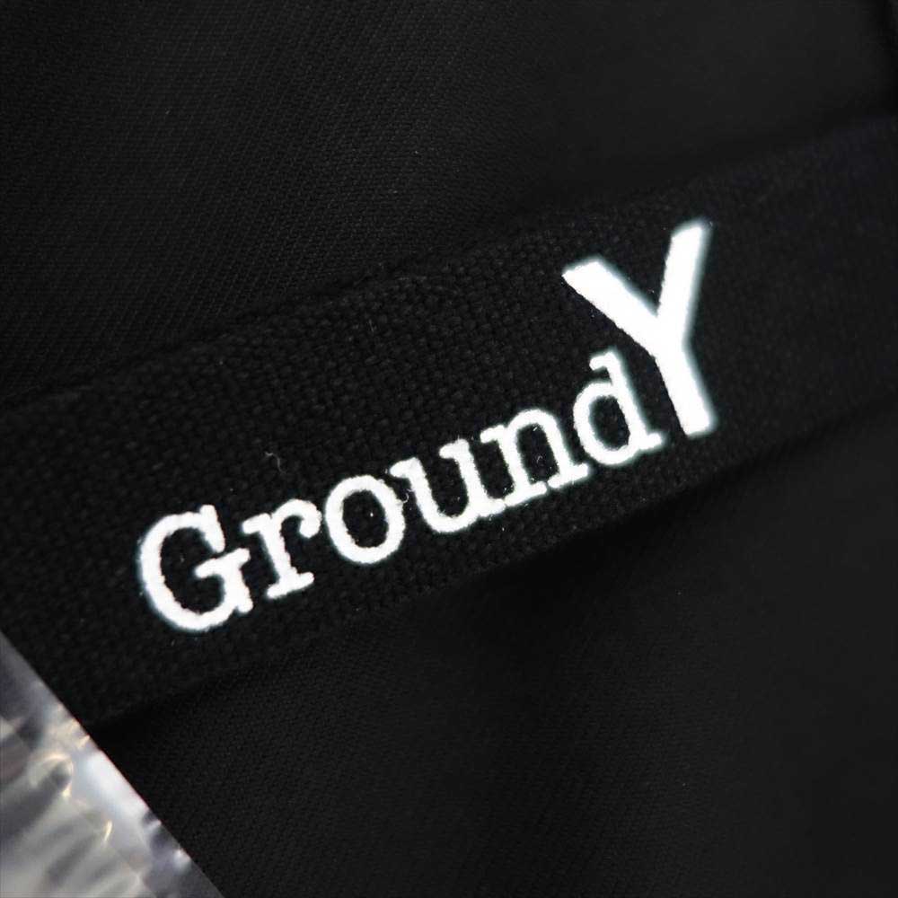 Yohji Yamamoto ヨウジヤマモト GroundY GA-D06-100 T/W Gabardine Long Drape Jacket TWギャバジン ロング ドレープ ジャケット ブラック系 3【新古品】【未使用】【中古】