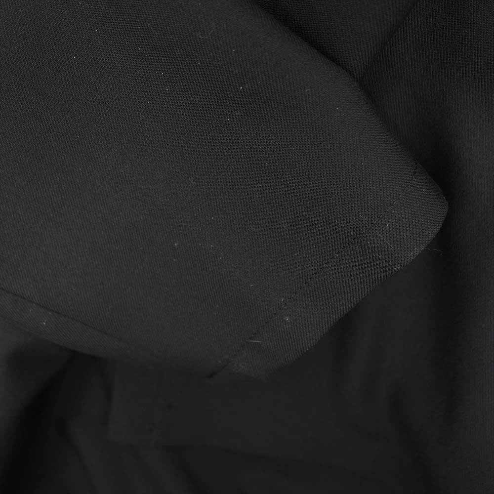 Yohji Yamamoto ヨウジヤマモト GroundY GA-D06-100 T/W Gabardine Long Drape Jacket TWギャバジン ロング ドレープ ジャケット ブラック系 3【新古品】【未使用】【中古】