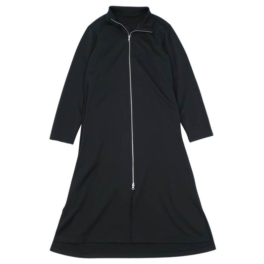 Yohji Yamamoto ヨウジヤマモト Ground Y GM-B12-900  Rib Collar Long Shirt ジャージー リブカラー ロング シャツ ブラック系 3【新古品】【未使用】【中古】