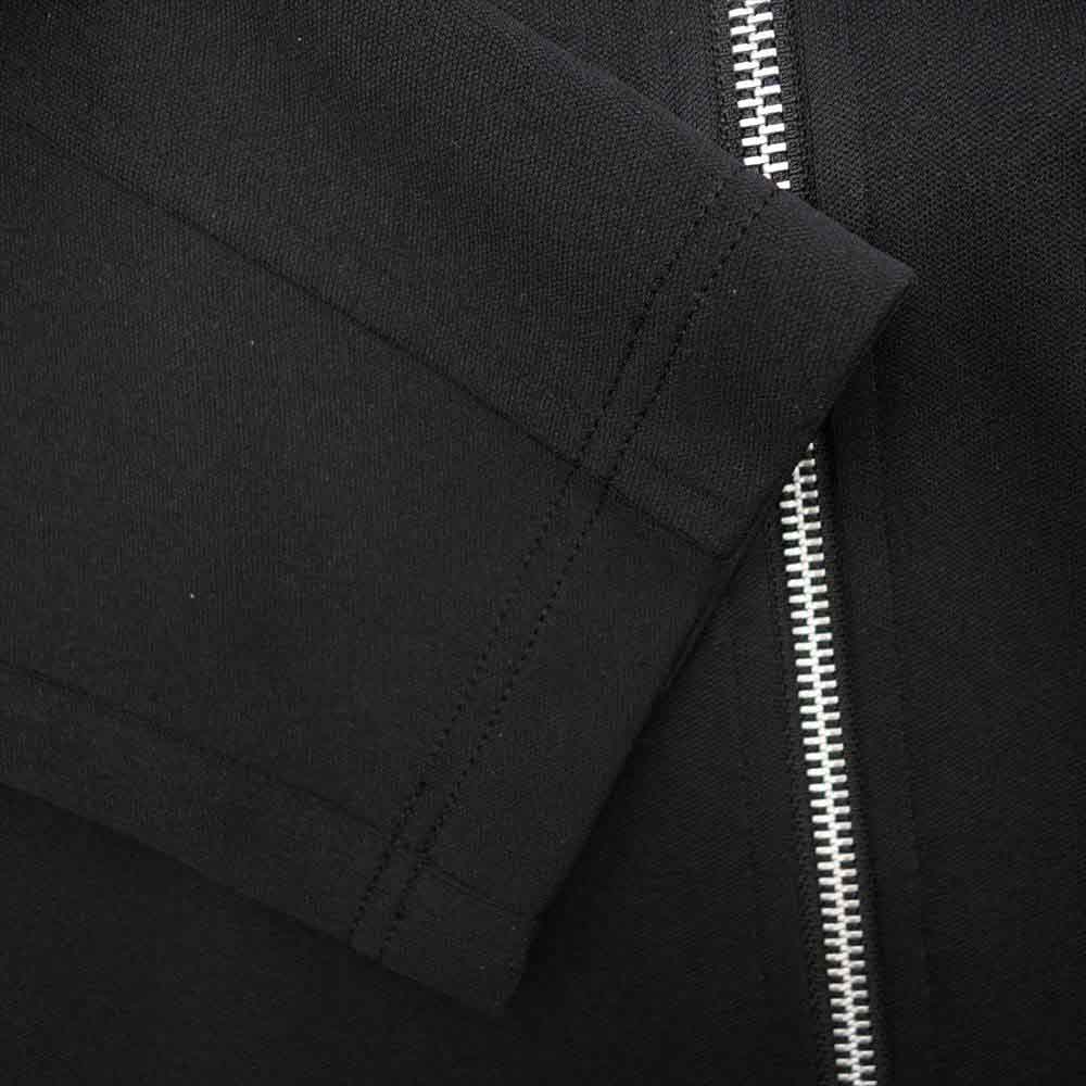 Yohji Yamamoto ヨウジヤマモト Ground Y GM-B12-900  Rib Collar Long Shirt ジャージー リブカラー ロング シャツ ブラック系 3【新古品】【未使用】【中古】