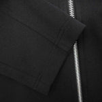 Yohji Yamamoto ヨウジヤマモト Ground Y GM-B12-900  Rib Collar Long Shirt ジャージー リブカラー ロング シャツ ブラック系 3【新古品】【未使用】【中古】
