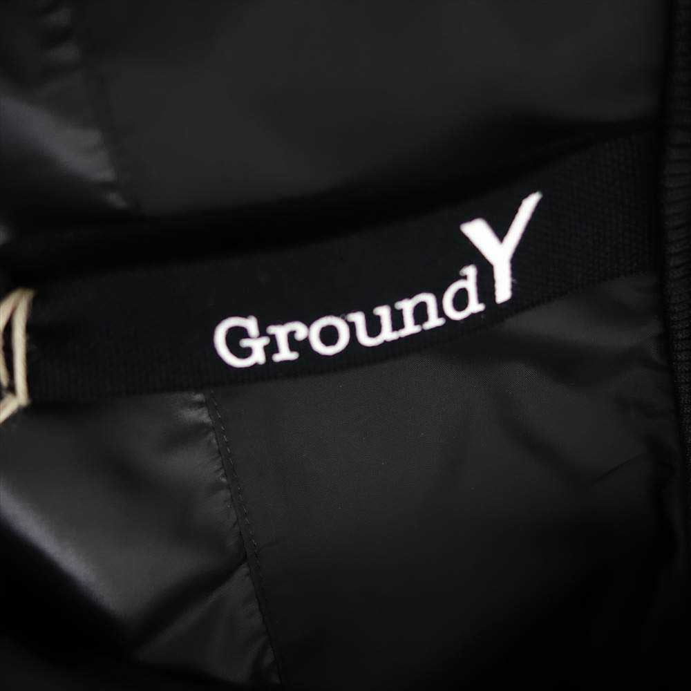 Yohji Yamamoto ヨウジヤマモト GorundY GG-B05-900 Taffeta Rib Collar Long Shirt タフタ リブ カラー ロング シャツ ブラック系 3【新古品】【未使用】【中古】