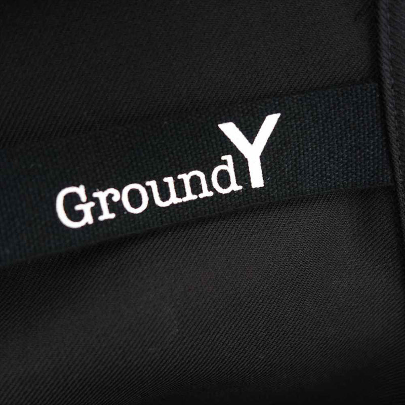 Yohji Yamamoto ヨウジヤマモト GroundY 22SS GG-D05-100 T/W gabardine Tailored  poncho TWギャバジン ノースリーブ テーラード ポンチョ ブラック系 3【新古品】【未使用】【中古】