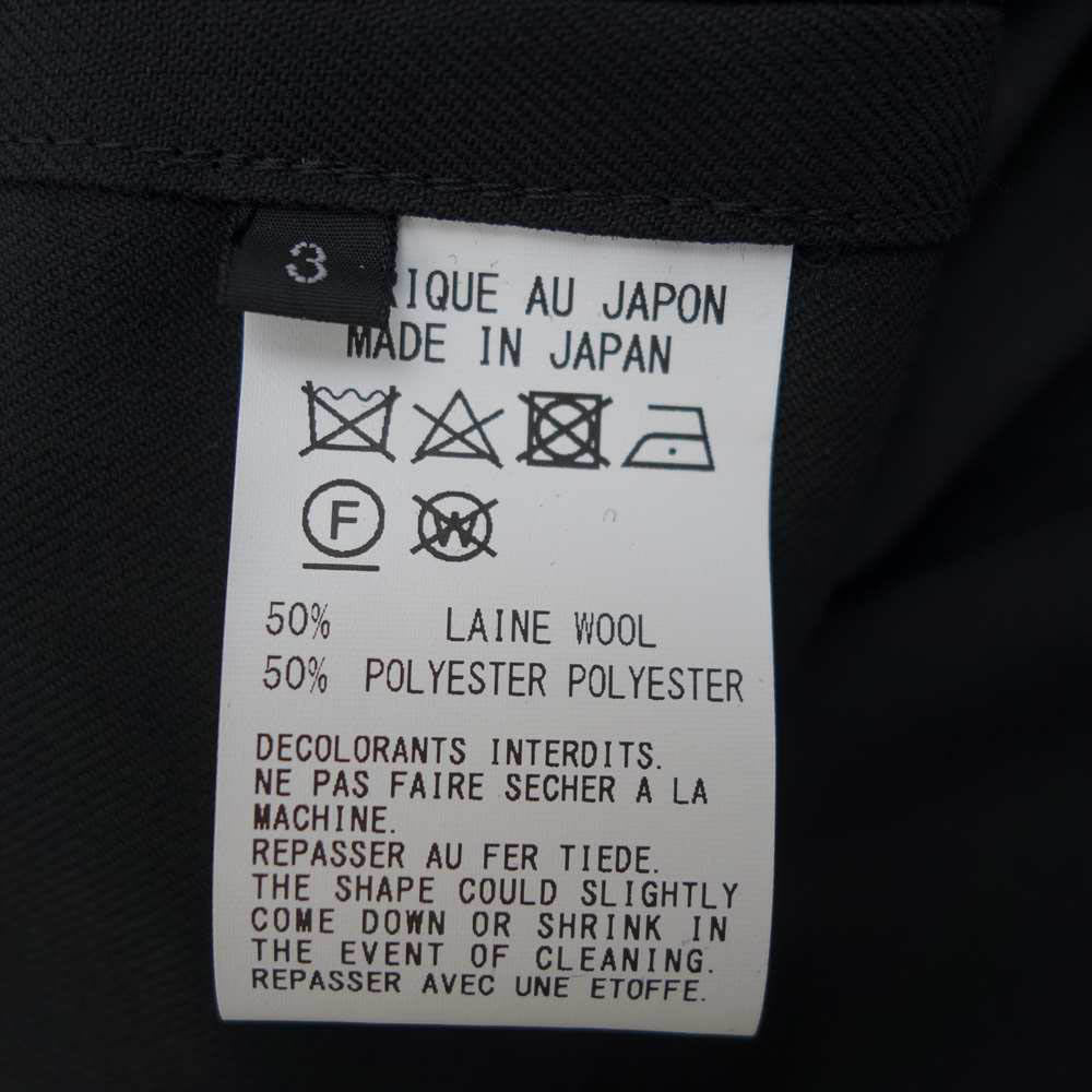 Yohji Yamamoto ヨウジヤマモト GroundY 22SS GG-D05-100 T/W gabardine Tailored poncho TWギャバジン ノースリーブ テーラード ポンチョ ブラック系 3【新古品】【未使用】【中古】